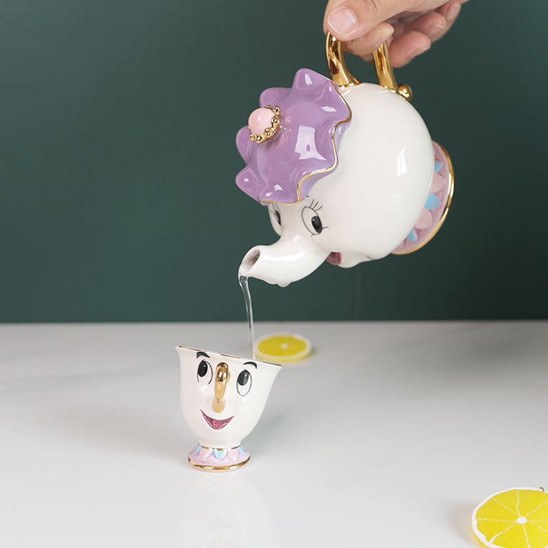 Coffee Tea And Sugar Set - In-Stock Teapot Cute Cartoon Beauty And