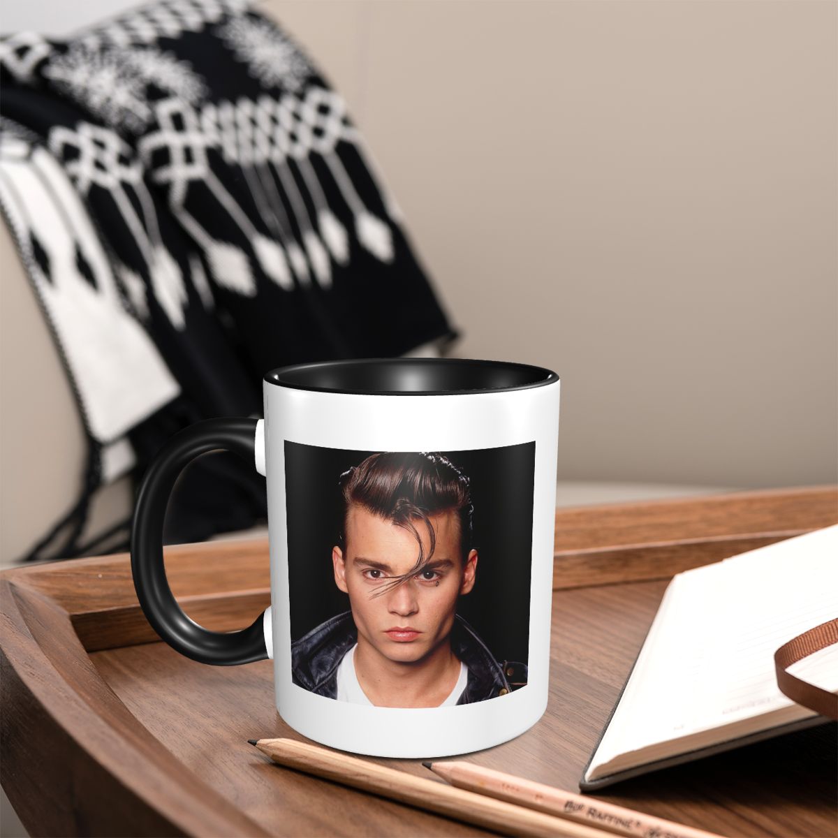 Young Johnny Depp Mug Funny Ce - Young Tea Coffee review and price