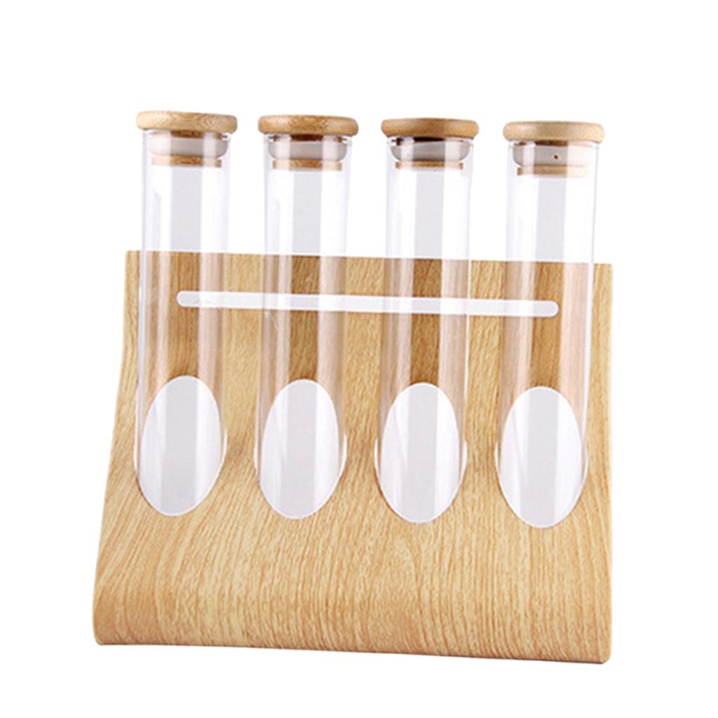 Glass Tube Storage Rack Visibl - Coffee And Tea Glass review and price
