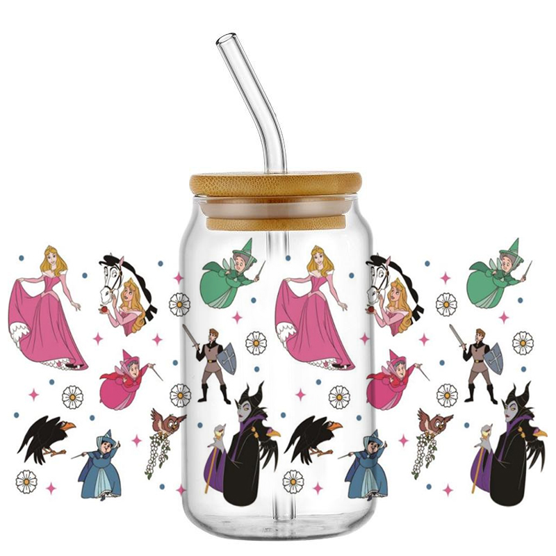 beauty Aurora and witch patter - Coffee And Tea Glass review and price