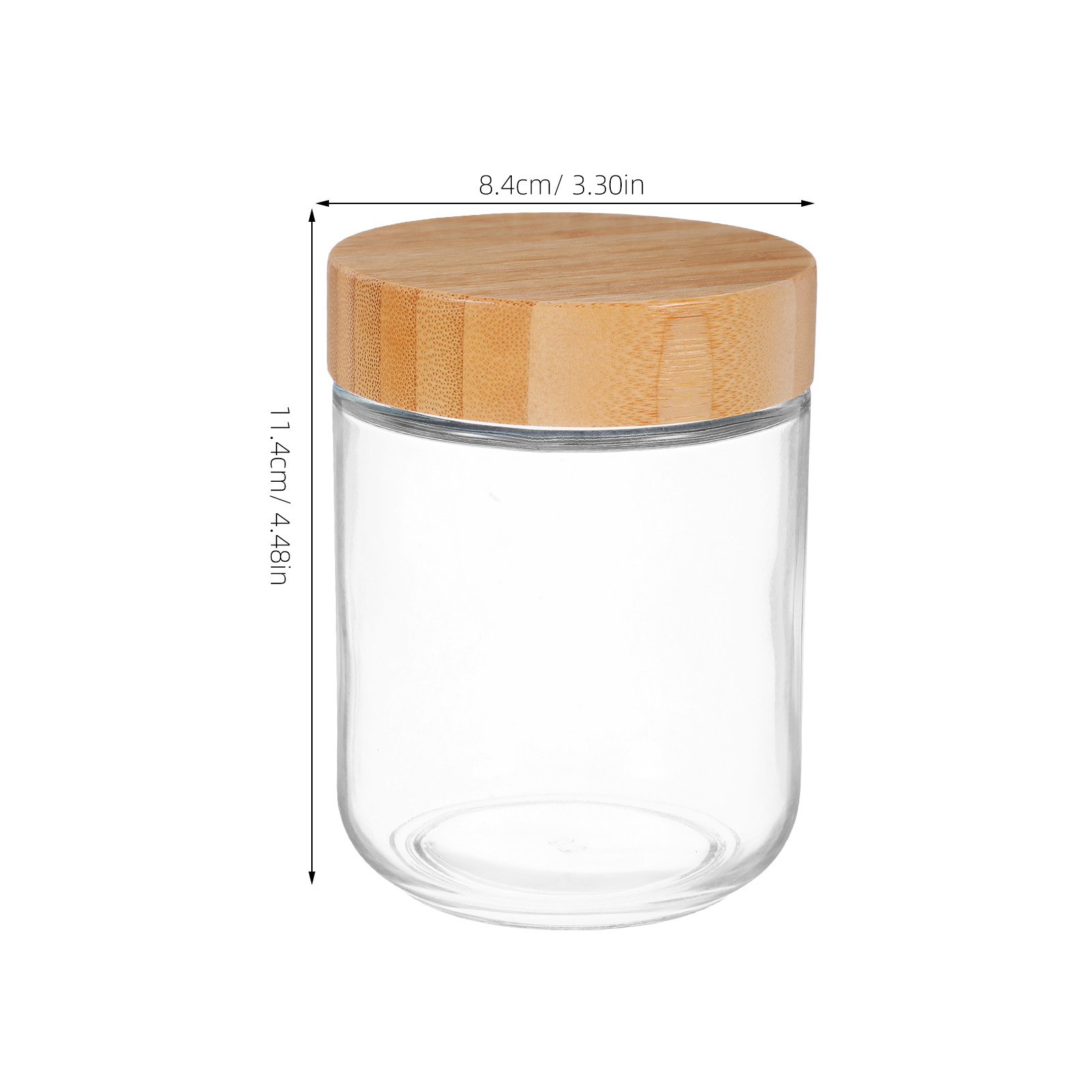 4Pcs Sturdy Glass Canisters wi - Coffee And Tea Glass review and price
